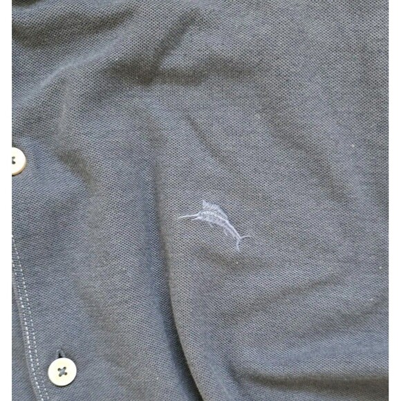 Tommy Bahama Costa Wave IslandZone Camp Shirt Mens Large Blue Performance - Picture 3 of 9